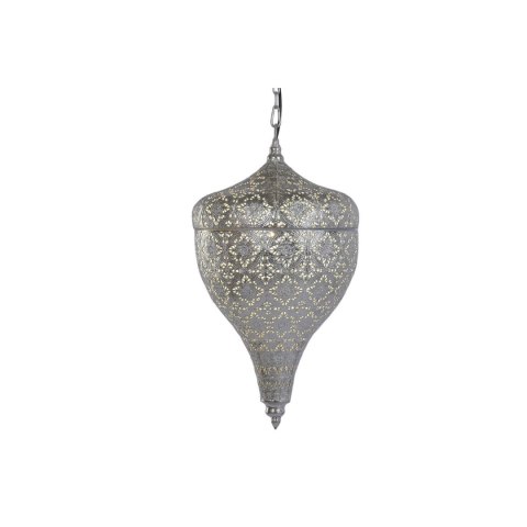 Lampa Sufitowa Home ESPRIT Srebrzysty Metal 50 W 30 x 30 x 55 cm