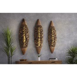 Lampa ścienna Home ESPRIT Brązowy Naturalny 49 X 10 X 140 CM