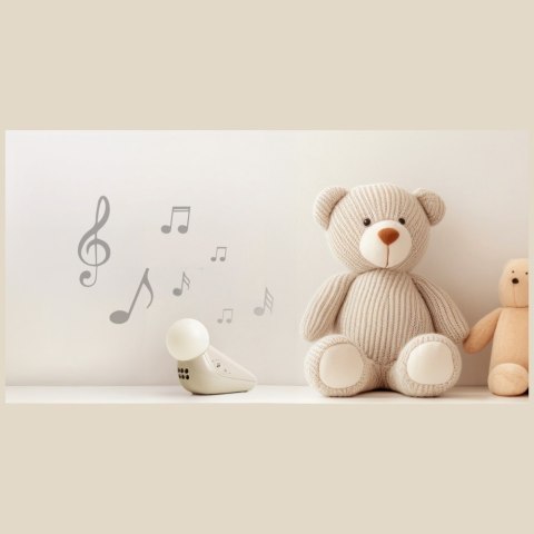 Lampka nocna z uspokajającymi dźwiękami Motorola S1 Light and Sound Soother biały