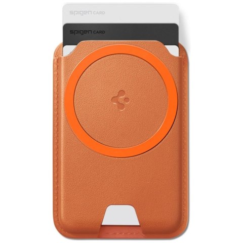 Magnetyczny portfel Spigen Valentinus MagFit+ MagSafe pomarańczowy
