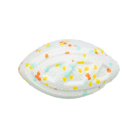 Piłka dla Zwierząt Trixie Light & Strong Rugby Biały Wielokolorowy Piana