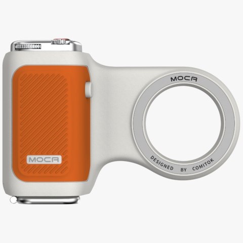 Uchwyt ręczny do telefonu Comitok Moca pomarańczowy