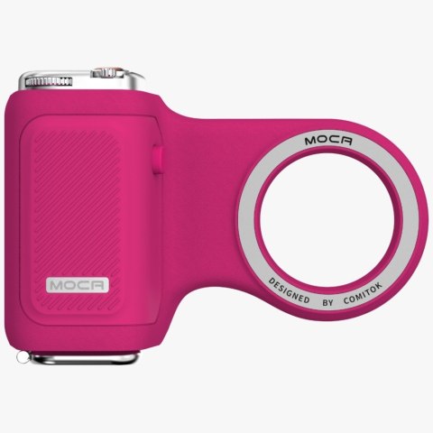 Uchwyt ręczny do telefonu Comitok Moca różowy