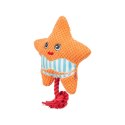 Zabawka Pluszowa dla psa Trixie Pomarańczowy Rozgwiazda 22 cm Poliester