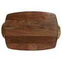 Deska do krojenia Home ESPRIT Złoty Naturalny 40,5 X 26,6 X 4,5 CM