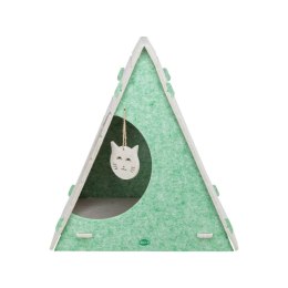 Jaskinia dla kota Trixie Lucy Kolor Zielony Piasek 46 x 50 x 38 cm Tipi