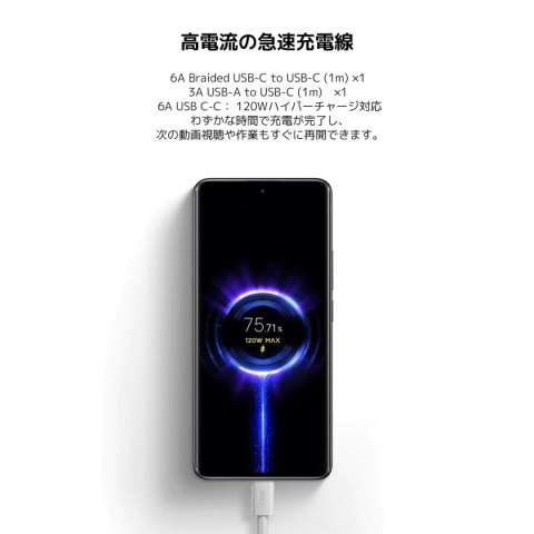 Kabel USB A na USB-C Xiaomi Biały 1 m