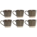 Zestaw filiżanek Home ESPRIT Kolor Zielony Miejska 160 ml