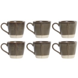 Zestaw filiżanek Home ESPRIT Kolor Zielony Miejska 160 ml