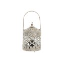 Lampa Home ESPRIT Biały Złoty Metal Szkło Arabia 9 x 9 x 14,5 cm
