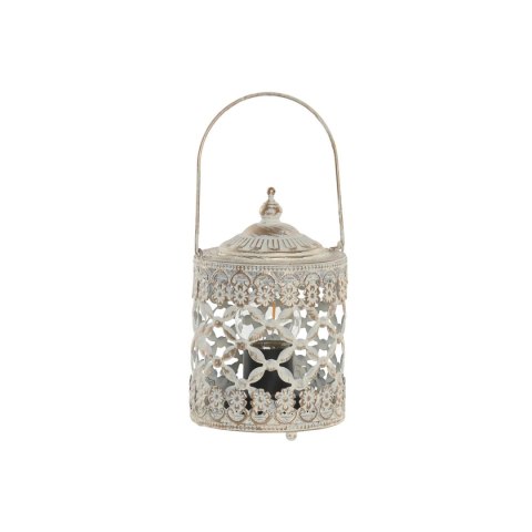 Lampa Home ESPRIT Biały Złoty Metal Szkło Arabia 9 x 9 x 14,5 cm