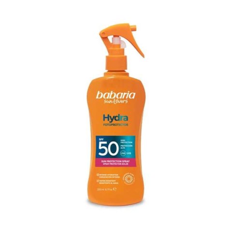 Spray z filtrem do opalania Babaria 200 ml Spf 50