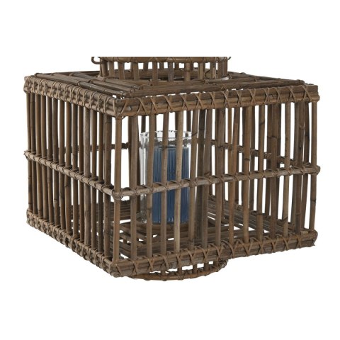 Świeczniki Home ESPRIT Naturalny Szkło 35 x 35 x 35 cm