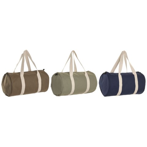 Torba Damska Home ESPRIT Brązowy Kolor Zielony Granatowy 50 x 26 x 26 cm (3 Sztuk)