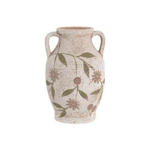 Wazon Home ESPRIT Brązowy Ceramika Kvety Shabby Chic 16 x 16 x 25 cm