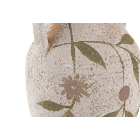 Wazon Home ESPRIT Brązowy Ceramika Kvety Shabby Chic 16 x 16 x 25 cm