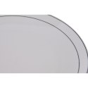 Zestaw Obiadowy Home ESPRIT Biały Czarny Porcelana 18 Części