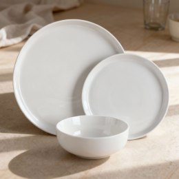 Zestaw Obiadowy Home ESPRIT Biały Porcelana Nowoczesny 18 Części