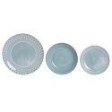 Zestaw Obiadowy Home ESPRIT Turkusowy Porcelana 18 Części