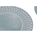 Zestaw Obiadowy Home ESPRIT Turkusowy Porcelana 18 Części