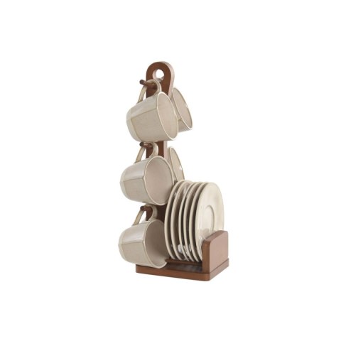 Zestaw filiżanek do kawy Home ESPRIT Beżowy Kamionka 150 ml 6 Części