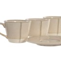 Zestaw filiżanek do kawy Home ESPRIT Beżowy Kamionka 150 ml 6 Części