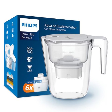 Dzbanek Filtrujący Philips AWP2933WHT6 Biały 2,6 L (4 Części)