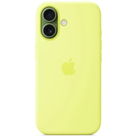 Etui Apple Silicone Case MagSafe do iPhone 17 żółty
