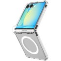 Etui Spigen Ultra Hybrid Pro Mag MagSafe do Samsung Galaxy Z Flip7 przezroczysty