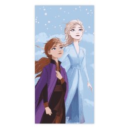 Ręcznik plażowy Frozen Believe Liliowy