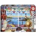 Układanka puzzle Educa 20256 Life in the Shore 1000 Części