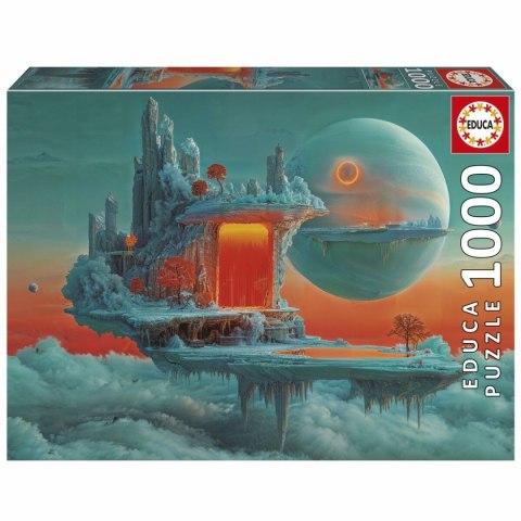 Układanka puzzle Educa Fire & Ice Planet 1000 Części