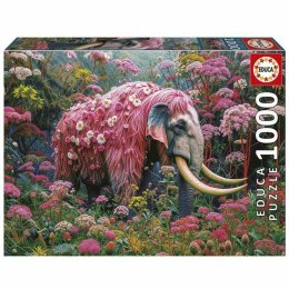 Układanka puzzle Educa Floral Elephant 1000 Części
