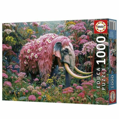 Układanka puzzle Educa Floral Elephant 1000 Części