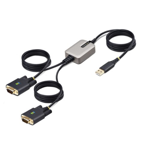 Kabel USB Startech 2P6FFC-USB-SERIAL Czarny Szary