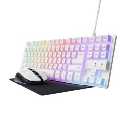Klawiatura i myszka Gaming Trust 25233 GXT794W Wielokolorowy QWERTY