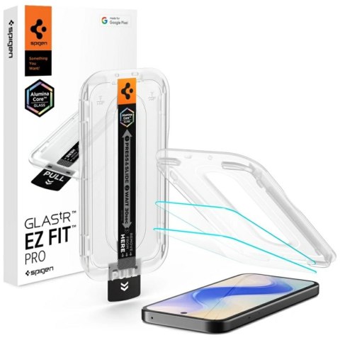 Szkło hartowane Spigen Glas.TR "EZ FIT PRO AC" do Google Pixel 10A 2szt przezroczysty