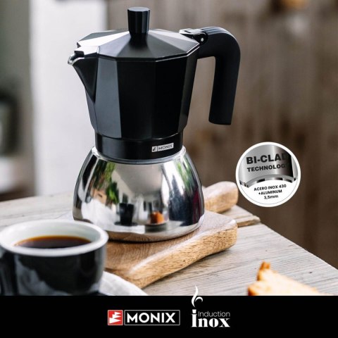 Włoska Kafeterka Monix M863006 Czarny