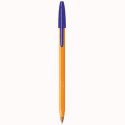 BIC Cristal Fine Orange Długopis Niebieski 8 sztuk