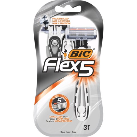 BIC Maszynka do Golenia Flex 5 - 3 sztuki