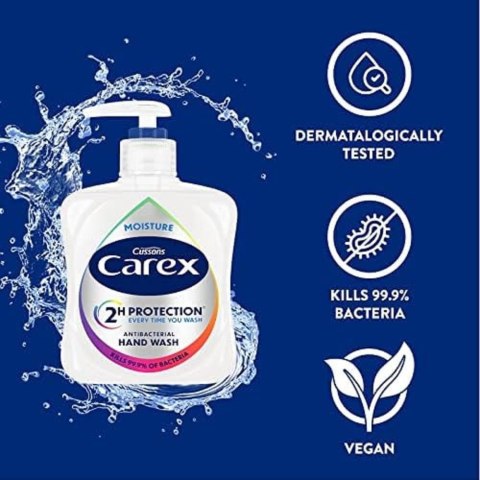 Carex Moisture Antibacterial Antybakteryjne Mydło w Płynie 250 ml