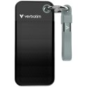 Dysk Zewnętrzny Verbatim Pocket SSD 256GB USB-C 3.2 gen.2 czarno-szary 32415