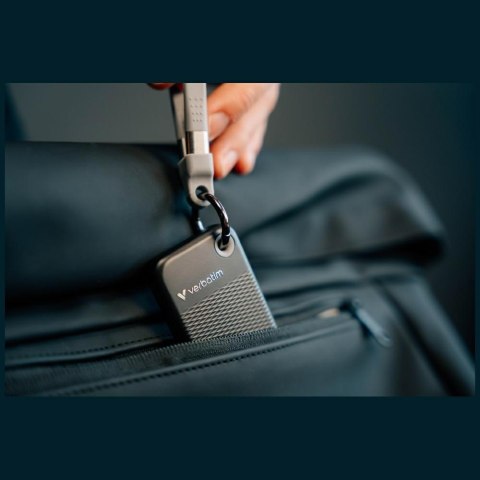 Dysk Zewnętrzny Verbatim Pocket SSD 256GB USB-C 3.2 gen.2 czarno-szary 32415