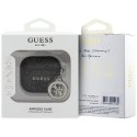 Etui Guess 4G Strass Charm do AirPods 4 czarny