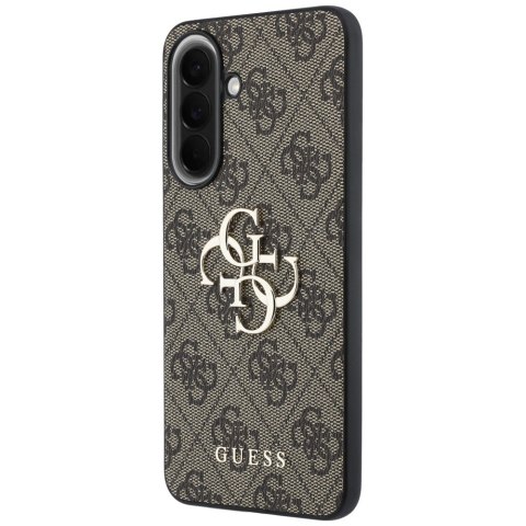 Etui Guess Leather 4G Metal Logo do Samsung Galaxy A37 5G brązowy