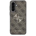 Etui Guess Leather 4G Metal Logo do Samsung Galaxy A37 5G brązowy