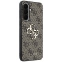 Etui Guess Leather 4G Metal Logo do Samsung Galaxy A57 5G brązowy