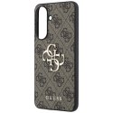 Etui Guess Leather 4G Metal Logo do Samsung Galaxy A57 5G brązowy