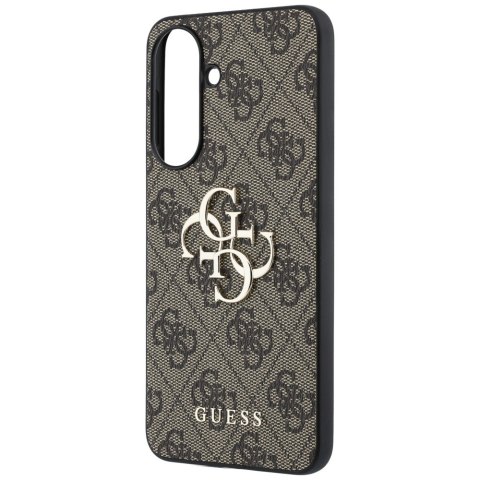 Etui Guess Leather 4G Metal Logo do Samsung Galaxy A57 5G brązowy