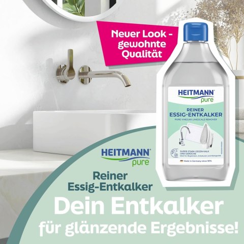 Heitmann Pure Essig Entkalker Naturalny Odkamieniacz Octowy 500 ml